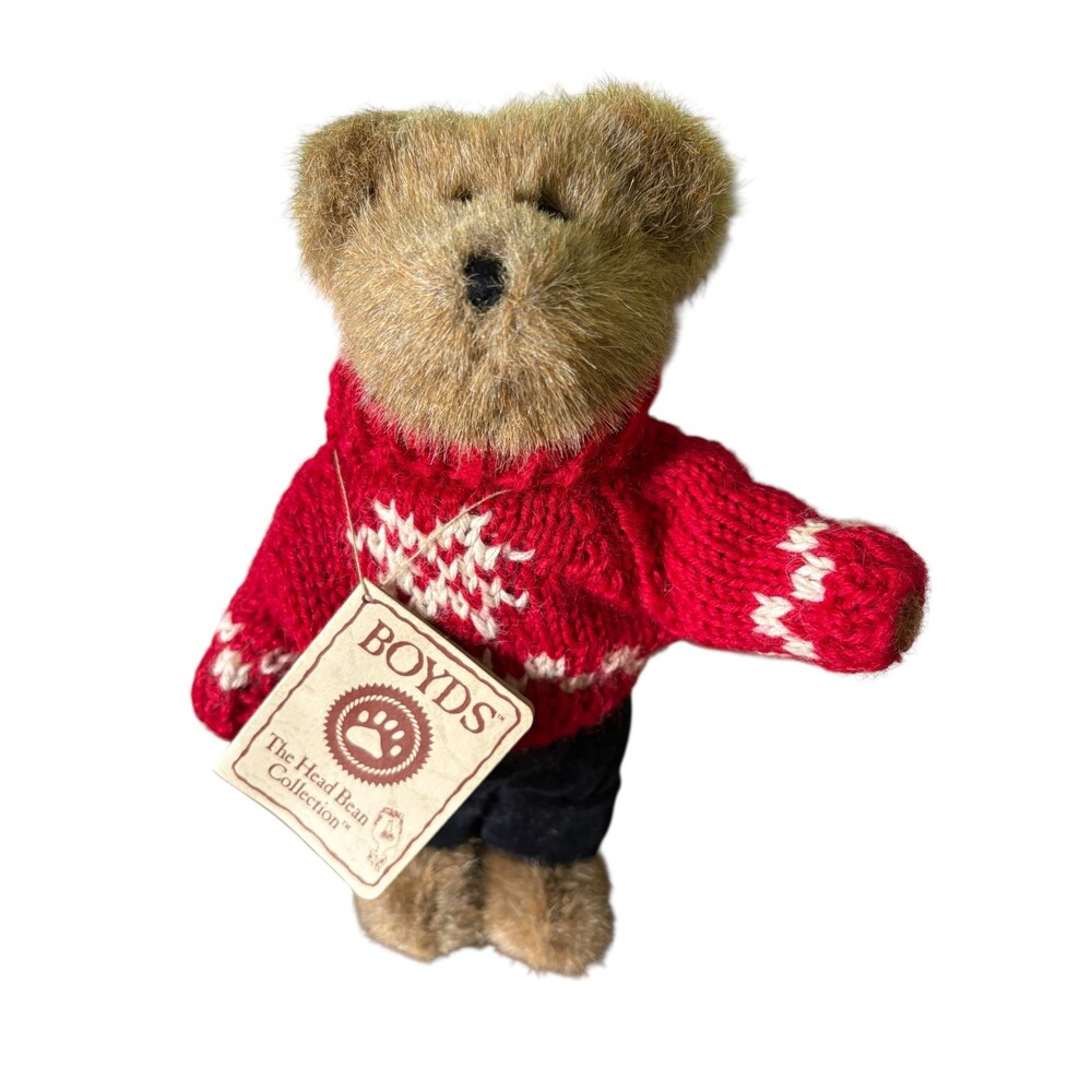 Lot Of 3 Boyd’s bears - Plush Bears W/Original Tags - Holiday & Sweater Bears - Picture 9 of 15